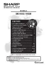 Preview for 1 page of Sharp Carousel SMC1443CM Operation Manual