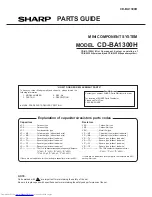 Предварительный просмотр 31 страницы Sharp CD-BA1300H Service Manual