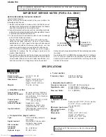 Preview for 2 page of Sharp CD-BA150 Service Manual