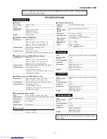 Preview for 3 page of Sharp CD-BA160H Service Manual