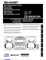 Sharp CD-BA2010H Operation Manual preview