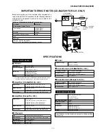 Preview for 3 page of Sharp CD-BA250H Service Manual