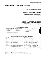 Preview for 46 page of Sharp CD-BA250H Service Manual