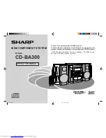 Preview for 1 page of Sharp CD-BA300 Operation Manual