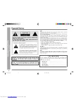 Preview for 2 page of Sharp CD-BA300 Operation Manual