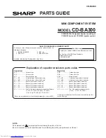 Предварительный просмотр 53 страницы Sharp CD-BA300 Service Manual