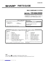 Preview for 49 page of Sharp CD-BA3000 Service Manual