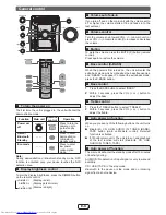 Предварительный просмотр 9 страницы Sharp CD-BH950 Operation Manual