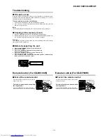 Предварительный просмотр 9 страницы Sharp CD-BK100W Service Manual