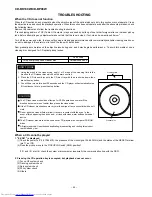 Preview for 42 page of Sharp CD-BK100W Service Manual