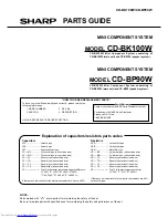 Preview for 55 page of Sharp CD-BK100W Service Manual