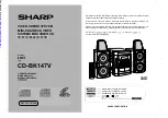 Preview for 1 page of Sharp CD-BK147V Operation Manual