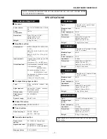 Preview for 3 page of Sharp CD-BK1600V Service Manual