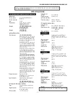 Preview for 3 page of Sharp CD-BK2000W Service Manual