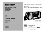 Sharp CD-BK300W Operation Manual preview