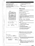 Preview for 20 page of Sharp CD-C265X Operation Manual