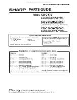 Предварительный просмотр 45 страницы Sharp CD-C3400 Service Manual