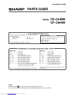 Preview for 53 page of Sharp CD-C440W Service Manual