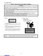 Preview for 2 page of Sharp CD-C449W Service Manual