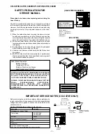 Предварительный просмотр 2 страницы Sharp CD-C470E Service Manual