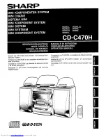 Предварительный просмотр 1 страницы Sharp CD-C470H Operation Manual