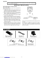 Предварительный просмотр 2 страницы Sharp CD-C482 Service Manual