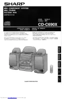 Предварительный просмотр 1 страницы Sharp CD-C690X Operation Manual