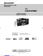 Sharp CD-DH790N Operation Manual preview