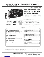 Sharp CD-DH790N Service Manual предпросмотр