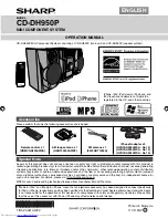 Sharp CD-DH950P Operation Manual preview