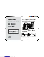 Предварительный просмотр 1 страницы Sharp CD-E250E Operation Manual