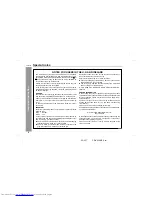 Предварительный просмотр 2 страницы Sharp CD-E250E Operation Manual