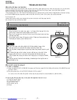 Предварительный просмотр 40 страницы Sharp CD-E44 Service Manual