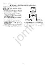 Preview for 2 page of Sharp CD-E600 Service Manual