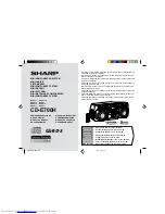 Sharp CD-E700H Operation Manual предпросмотр