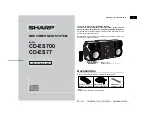 Sharp CD-ES700 Operation Manual preview