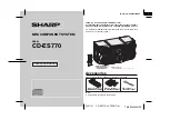 Sharp CD-ES770 Operation Manual preview