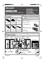 Preview for 1 page of Sharp CD-G10000P Quick Start Manual