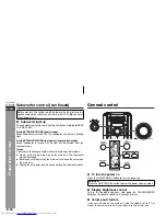 Preview for 22 page of Sharp CD G14000 Operation Manual