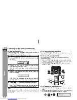 Preview for 36 page of Sharp CD G14000 Operation Manual