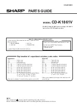 Preview for 65 page of Sharp CD-K1861V Service Manual