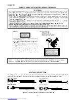 Предварительный просмотр 2 страницы Sharp CD-K477W Service Manual