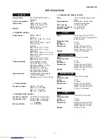 Предварительный просмотр 3 страницы Sharp CD-K477W Service Manual