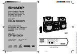 Sharp CD-M10000V Operation Manual preview