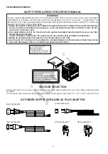 Предварительный просмотр 2 страницы Sharp CD-M5000W Service Manual