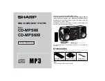 Sharp CD-MPS600 Operation Manual предпросмотр