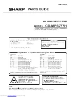 Предварительный просмотр 89 страницы Sharp CD-MPS777H Service Manual