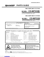 Preview for 89 page of Sharp CD-MPS900 Service Manual