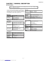 Preview for 3 page of Sharp CD-MPX870 Service Manual