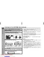 Preview for 22 page of Sharp cd-mpx880 Manual